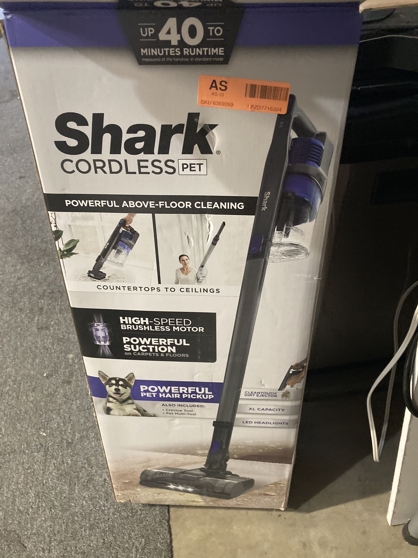 Shark Cordless Pet Stick Vaccum