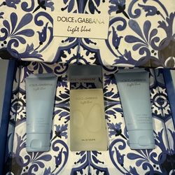 DOLCE GABBANA  Light Blue 💙 Perfume Set For Women’s 