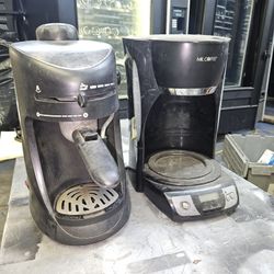 Espresso Machine And Coffee Machine Missing Pot