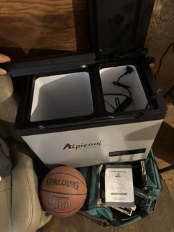 Dual Zone 12v/120v Fridge Freezer Portable, for Camper, RV, Van, Boat, Tiny Home, Solar, Cabin