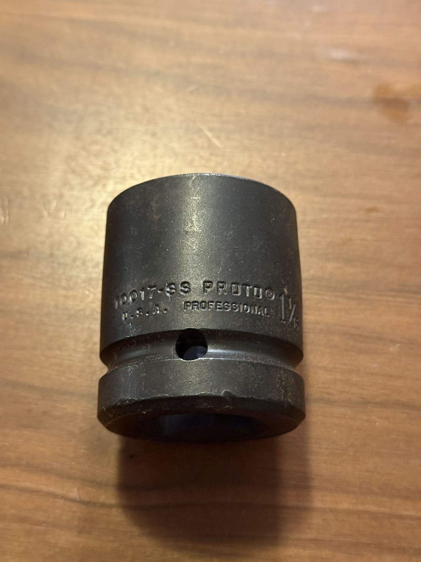 Proto #10017-SS IMPACT Socket 4 Point 1” Drive To 1 1/16th Out MINT CONDITION