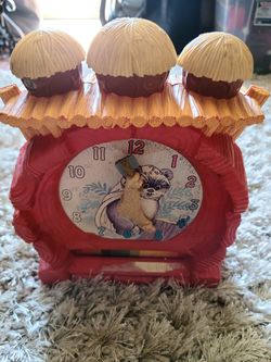 Beautiful vintage kids toy clock
