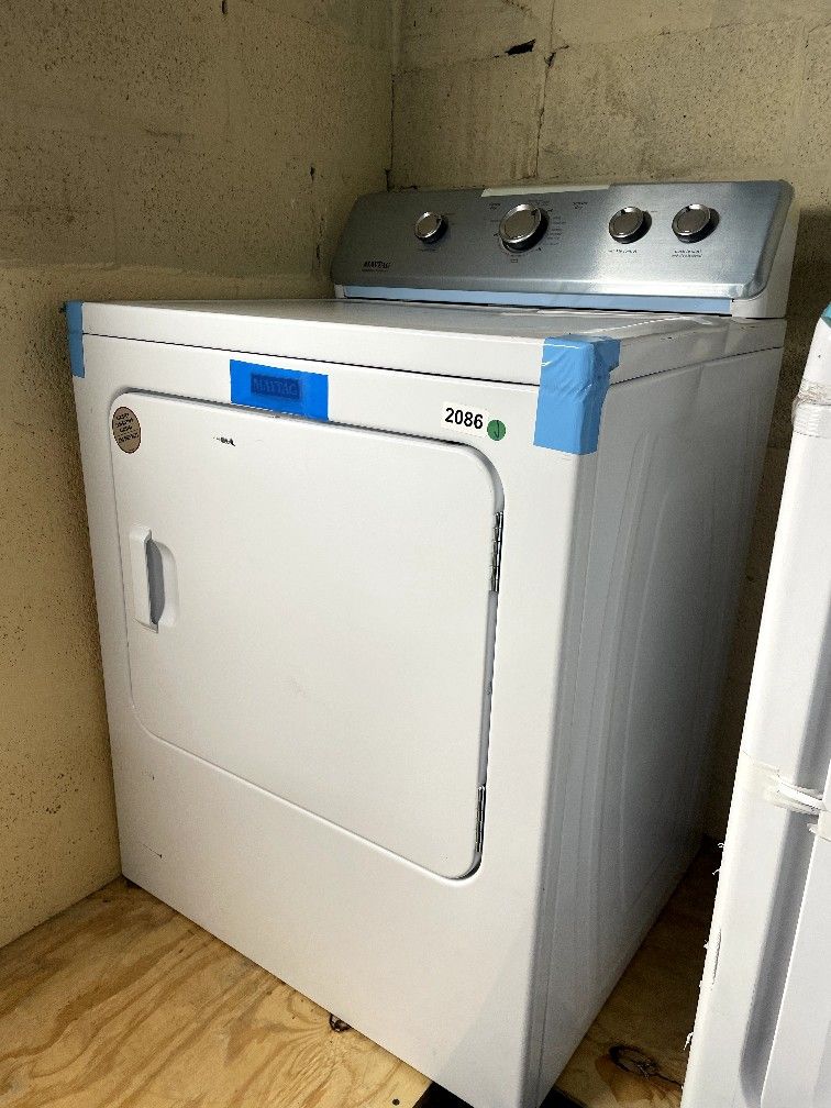 MAYTAG 27” FREESTANDING DRYER WHITE $300