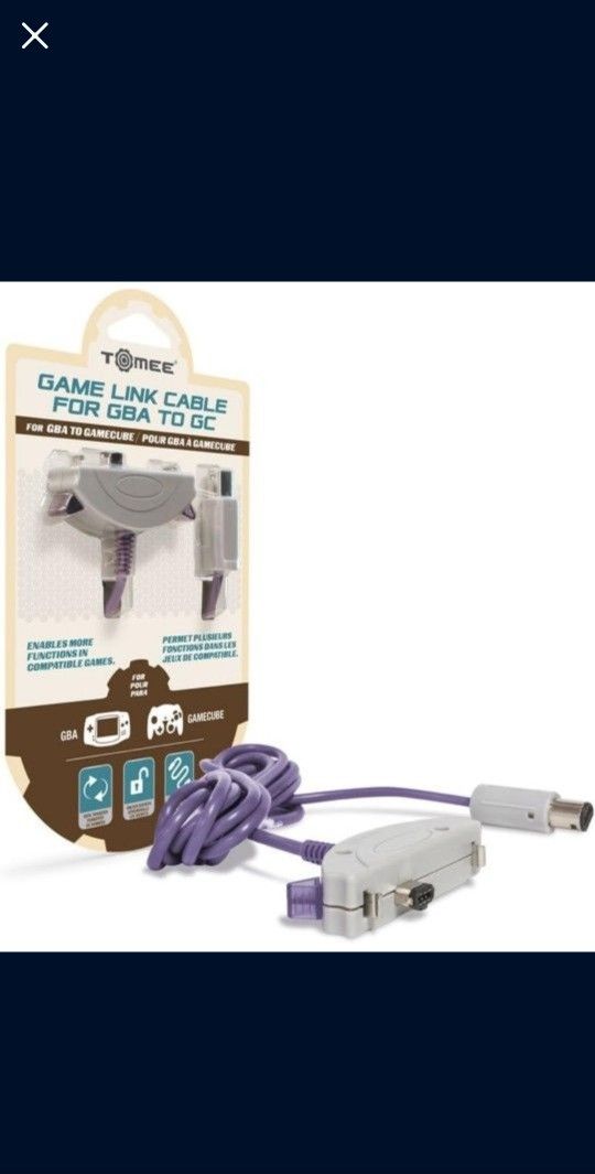 Tomee Cable for Game Boy Advance Compatible with GameCube