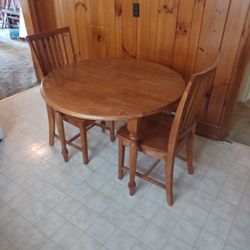 Solid Wood Drop Leaf Dinnett  Set