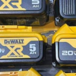 DeWalt 5ah Battery $75each No Less 