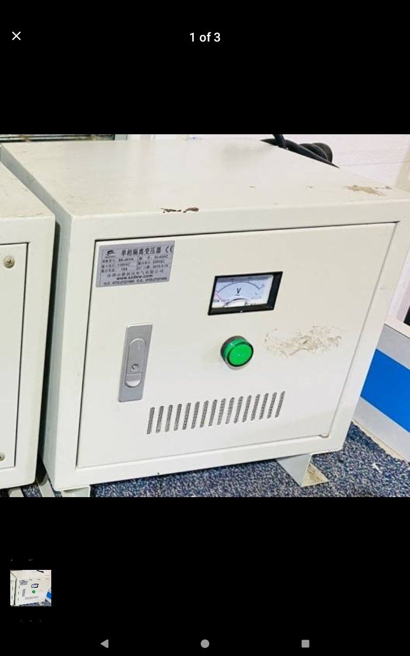 DERWO BK-4 KVA 18A three phase ac voltage transformer
