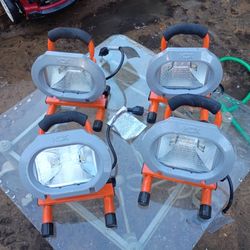 Hdx Work Lights 250watts Halogen 4 All 4 Work 