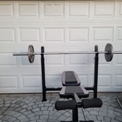 Olympic bench press n weights