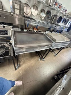 Plancha 18x31 con mangera i quemador