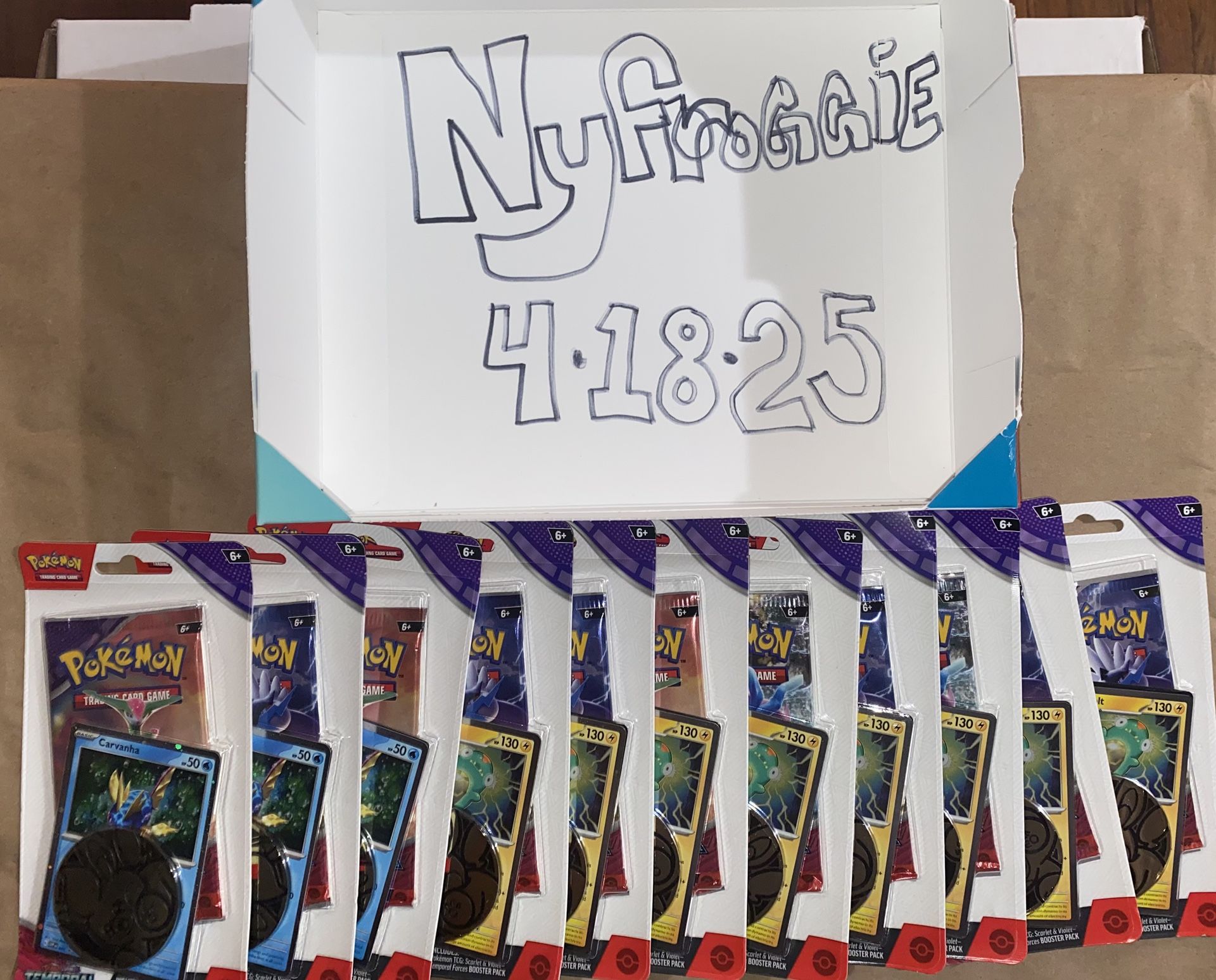 Pokemon TCG S&V Booster Packs