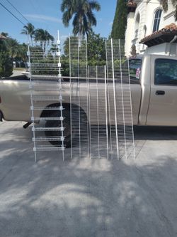 wire shelving ,4 pieces