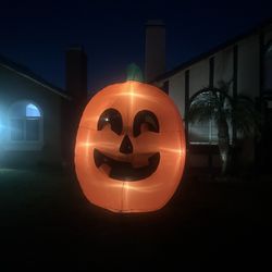 Huge 10ft Jack O Lantern Halloween Decorations Pumpkin Store Display