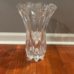 Cristal JG Durand Crystal Vase 10.5”