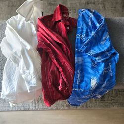 3 boys shirts size 10/12