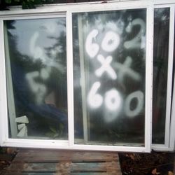 60 Inch X60 Inch Vinyl Window