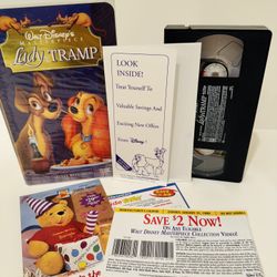 Lady And The Tramp VHS COMPLETE