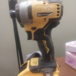 Dewalt Impact Gun And Batteries And Charger