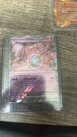 Team Rocket's Mewtwo ex 205 Sv: Scarlet & Violet Promo Cards Holo