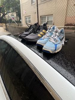 Boy shoes size 4 both for 15