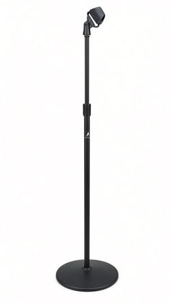 Mic Stand Round Base + Clip