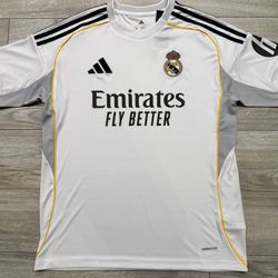Real Madrid Home Jersey 25/26 Player Version Size Medium Slim Fit