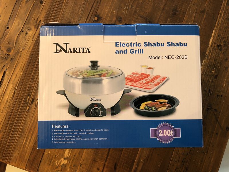 Narita Electric Multi-Cooker Shabu Shabu Hot Pot 