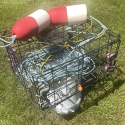 Complete Crab pot/trap set up for DEEP WATER!