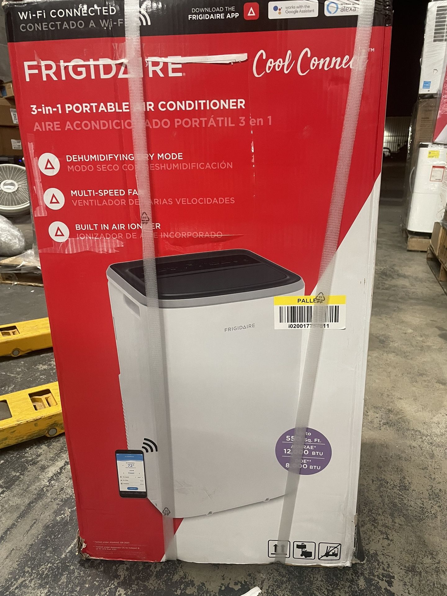 Frigidaire - 3–in-1 Portable Room Air Conditioner - White