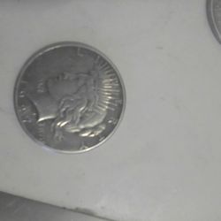 1927 Silver Peace Dollar 