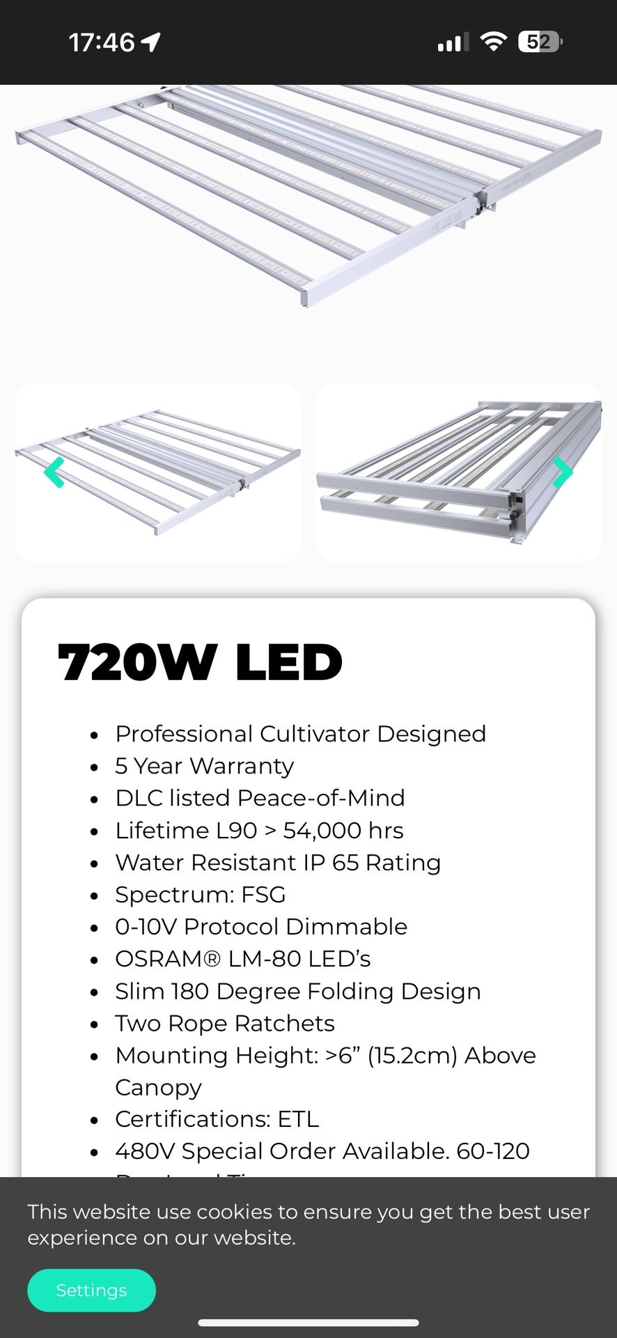 Ion LED 720w