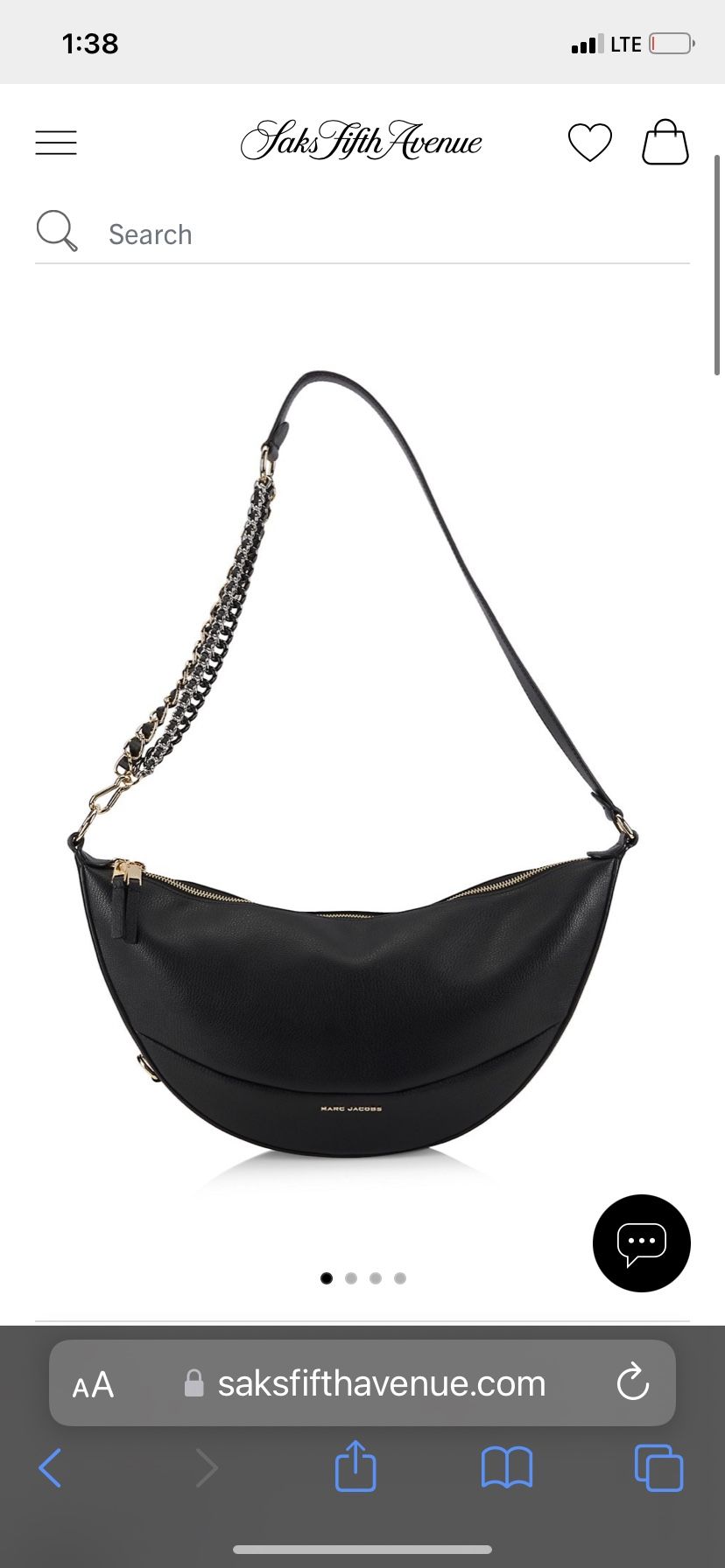 Marc Jacobs The Eclipse Hobo Bag Leather