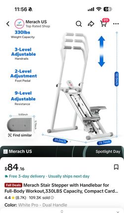 Exercise machine steps body workout new condition cardio