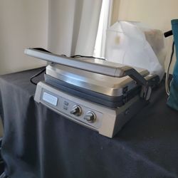 Cuisinart Deluxe Electric Griddler, Stainless Steel, GR-150NAS