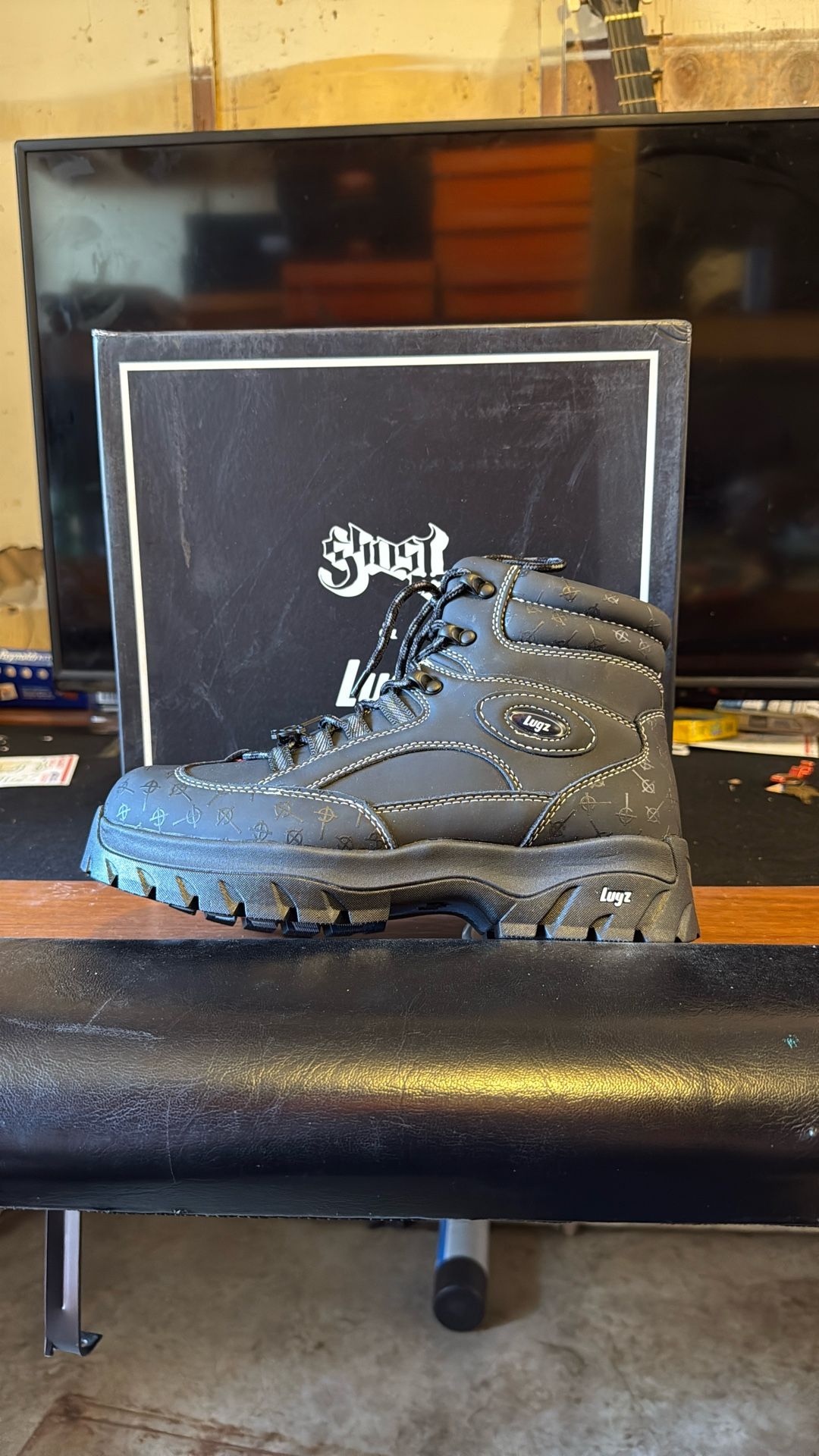 Ghost X Lugz Ridgeline Boots Size 7