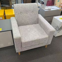 $60.00 !!! New Grey Fabric Accent Chair Armchair Living Room Office
