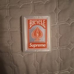 Supreme Bicycle Clear Playing Cards