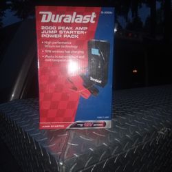 Duralast 2000 Peak Amp Jump Starter Plus Power Pack Brand New