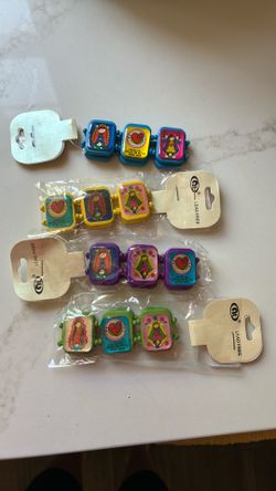 Brackets with Virgin Guadalupe