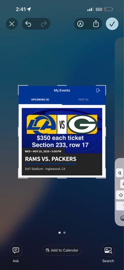 Rams vs Packers Nov 25 game