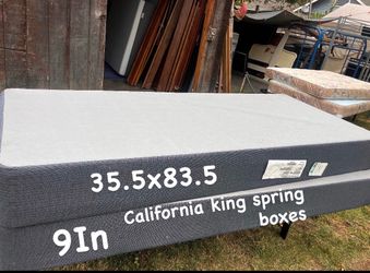 California king spring boxes ✅✅✅