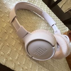 Pink JBL headphones 