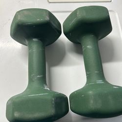 Pair Of Neoprene Dumbells Like New 20 Pounds