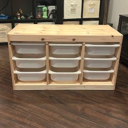 IKEA TROFAST Table With Drawers/Lego Table