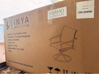 Swivel patio chairs