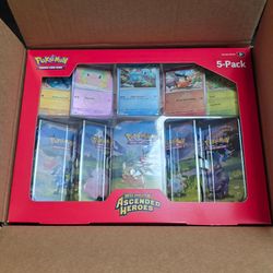 Pokemon ascended heroes 5 pack mini tins