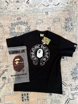 bape x chrome hearts t-shirt