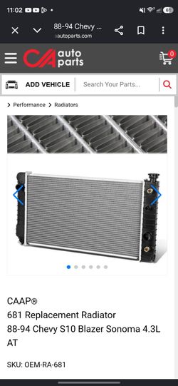Chevy S10 Radiator