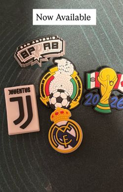 World Cup croc charms