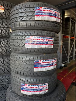 215/35/18 American road star 4 new tires installed ✅ instaladas ✅ we do Aligment 🔥